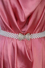White Pearl Bead Belt - Elegant Accessory for Formal Attire - Luxurion World