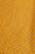 Yellow Bandhani Cotton Silk Fabric (  1 Mtr ) - Luxurion World